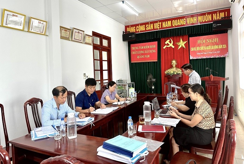 Quảng Nam: Kiểm tra hoạt động giám định tư pháp tại Trung tâm kiểm định chất lượng xây dựng tỉnh Quảng Nam